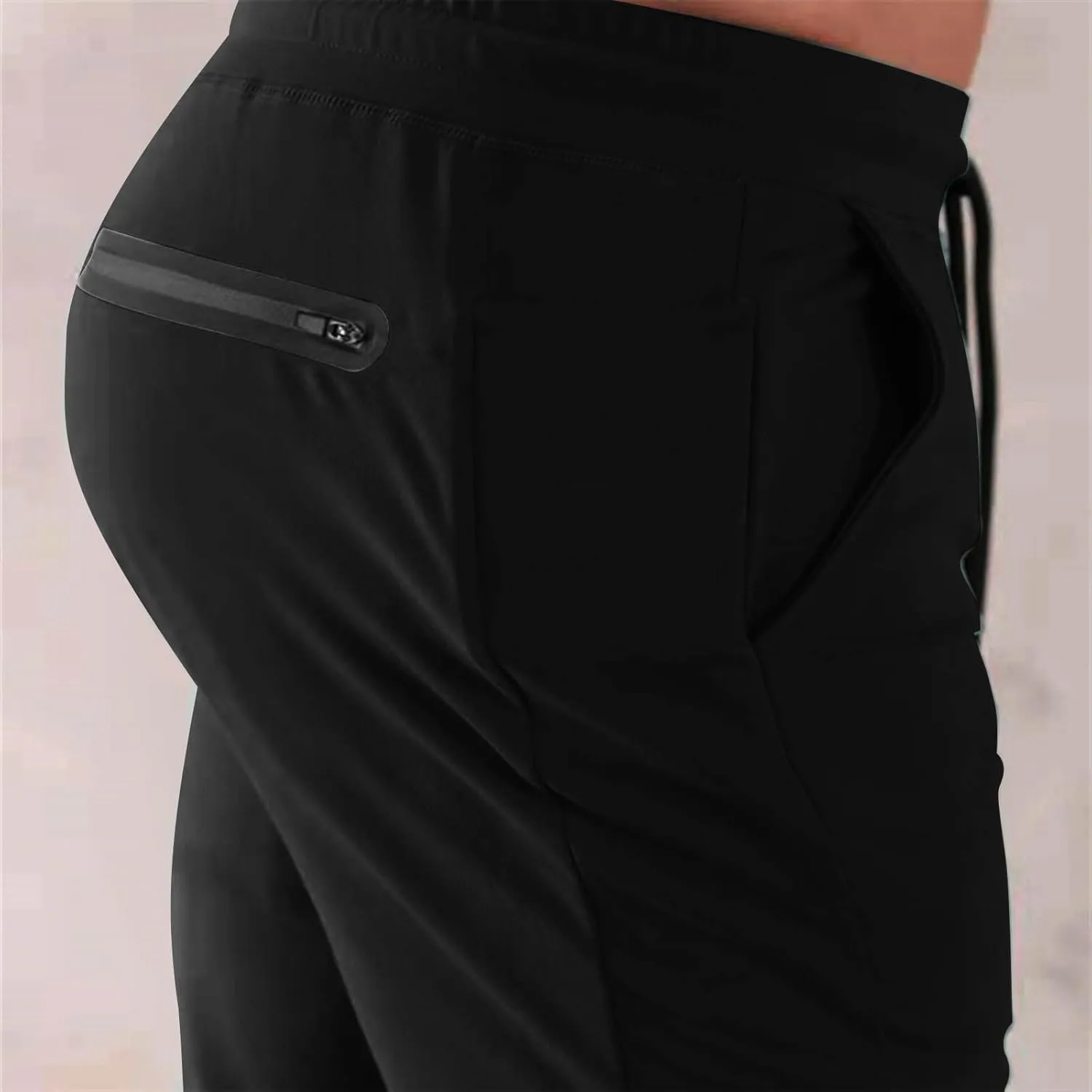 Xiaojmake Mens Tapered Jogger Casual Drawstring Elastic Waist Workout Sweatpants Slim Fit Gym Training Running Track Pants